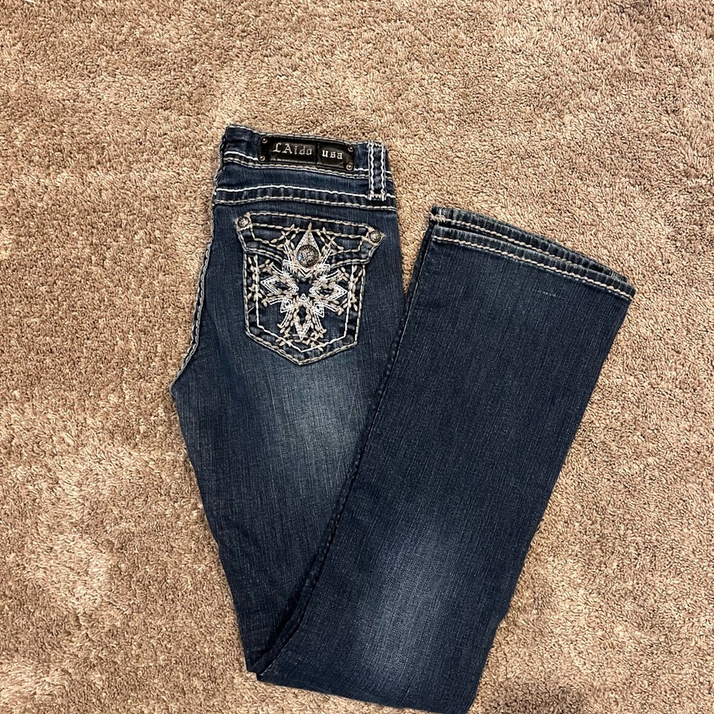 CONTACT 425-879-6087 for payment info Laido jeans 
size 7 
like new worn once